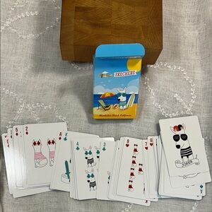 NWT Sketchers playing cards never used not sealed